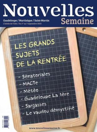 Nouvelles Semaine - 1 Septembre 2023