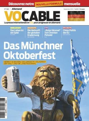 Vocable Allemand - Septembre 2023