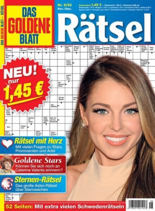 Das Goldene Blatt-Ratsel - November-Dezember 2023