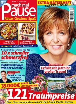 Mach mal Pause - 25 Oktober 2023