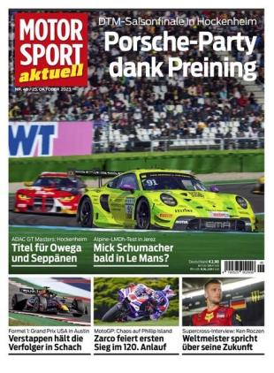 Motorsport aktuell - 24 Oktober 2023
