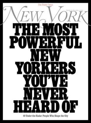 New York Magazine - October 23 - November 5 2023
