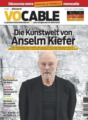 Vocable Allemand - Octobre 2023