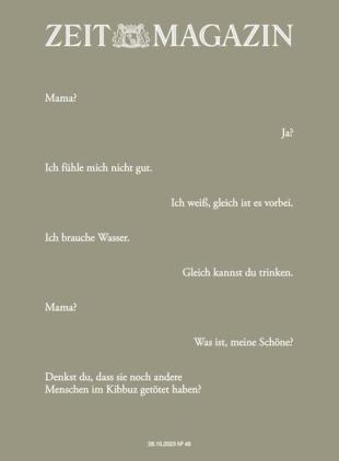 Zeit Magazin - 26 Oktober 2023