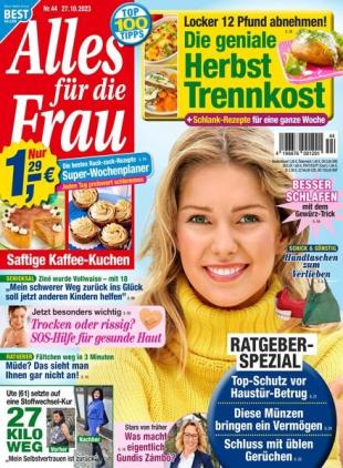 Alles fur die Frau - 27 Oktober 2023