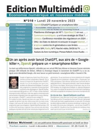 Edition Multimedia - 20 Novembre 2023