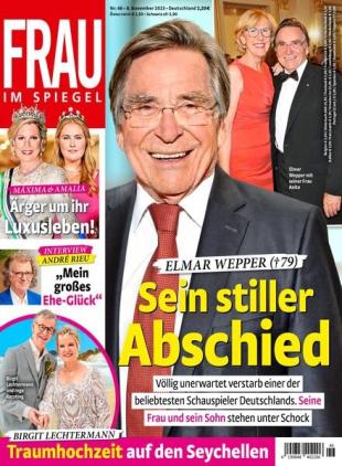 Frau im Spiegel - 8 November 2023