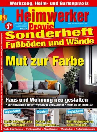 Heimwerker Praxis Sonderhefte FussbOden und Wande - November 2023