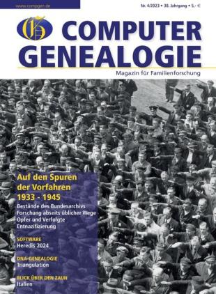 Computer Genealogie - Dezember 2023