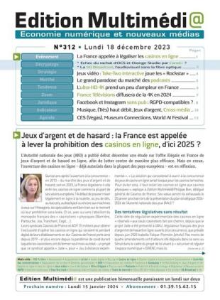 Edition Multimedia - 18 Decembre 2023