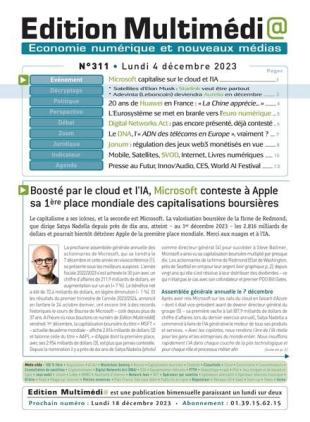 Edition Multimedia - 4 Decembre 2023
