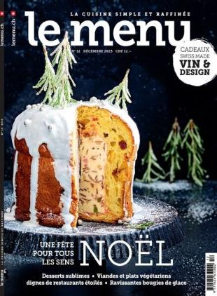 le menu edition francaise - Decembre 2023