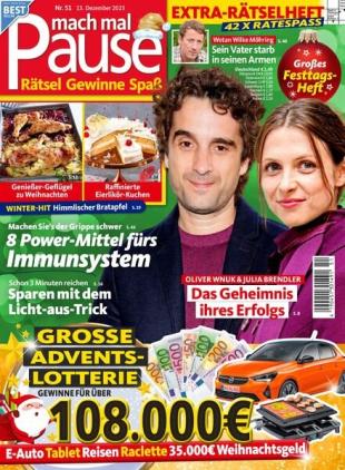 Mach mal Pause - 13 Dezember 2023
