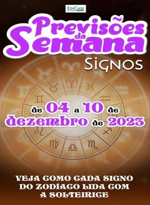 Previsoes da Semana - 4 Dezembro 2023