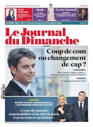 Le Journal du dimanche - 14 Janvier 2024