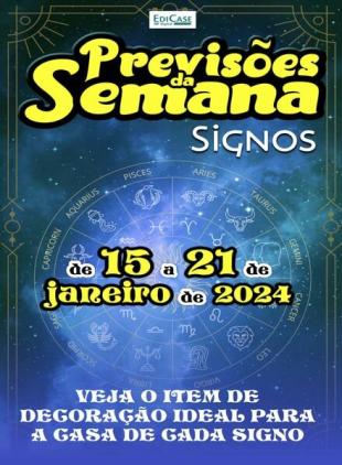 Previsoes da Semana - 15 Janeiro 2024