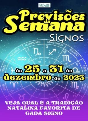 Previsoes da Semana - 25 Dezembro 2023