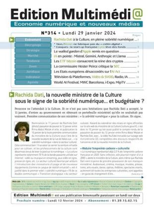 Edition Multimedia - 29 Janvier 2024