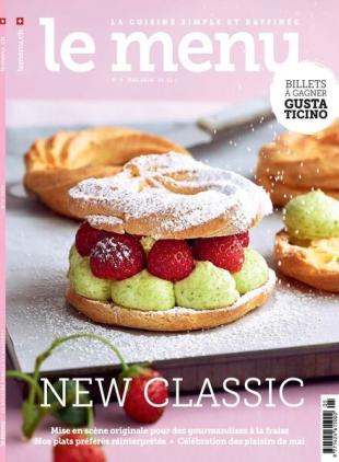 le menu edition francaise - Mai 2024