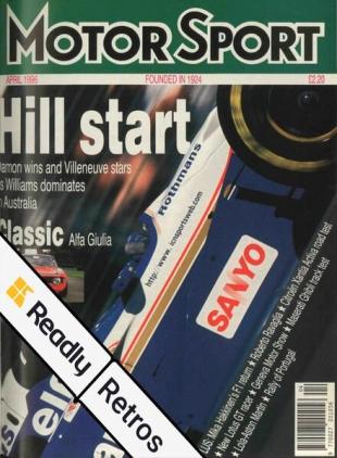Motor Sport Magazine - April 1996
