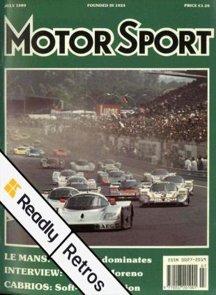 Motor Sport Magazine - July 1989