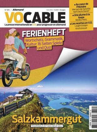 Vocable Allemand - Aout 2024