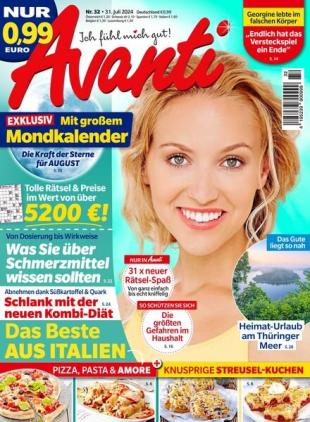 Avanti - 31 Juli 2024
