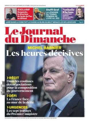 Le Journal du dimanche - 16 Septembre 2024