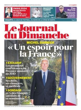 Le Journal du dimanche - 9 Septembre 2024