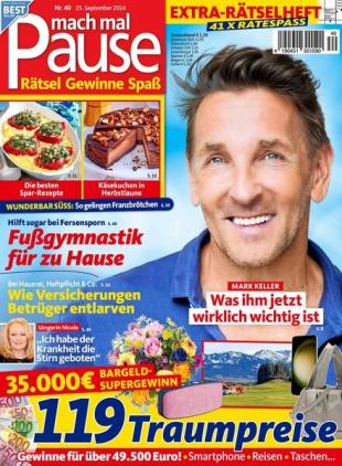 Mach mal Pause - 25 September 2024
