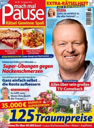 Mach mal Pause - 28 August 2024