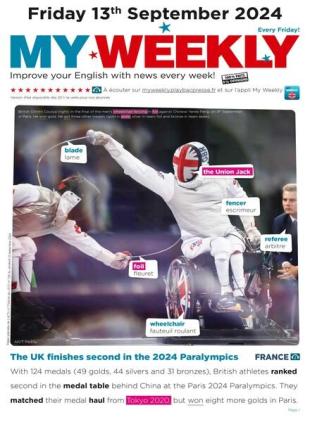 My Weekly fr - 13 Septembre 2024