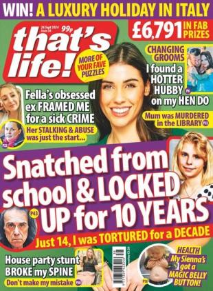 that's life! UK - 19 September 2024