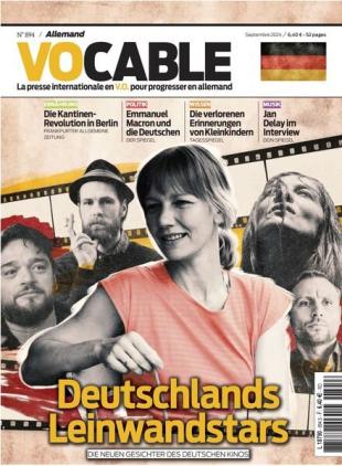 Vocable Allemand - Septembre 2024