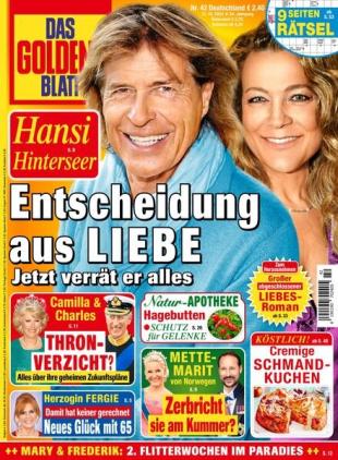 Das Goldene Blatt - 12 Oktober 2024