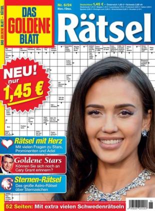Das Goldene Blatt-Ratsel - November-Dezember 2024