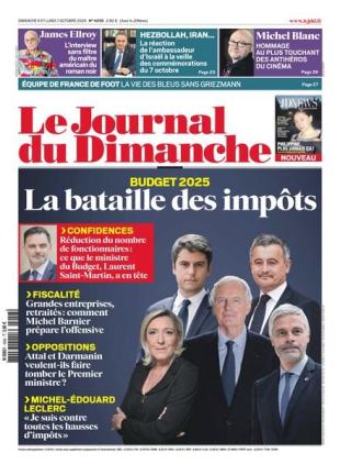 Le Journal du dimanche - 7 Octobre 2024