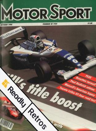 Motor Sport Magazine - October 1994