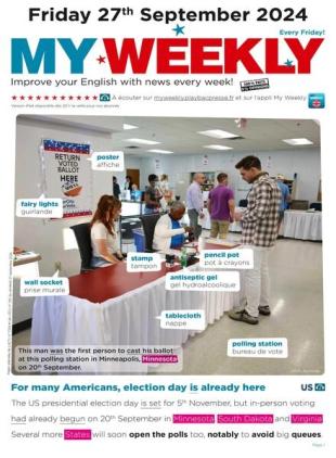 My Weekly fr - 27 Septembre 2024
