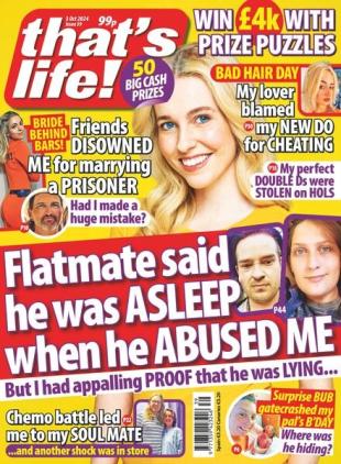 that's life! UK - 26 September 2024