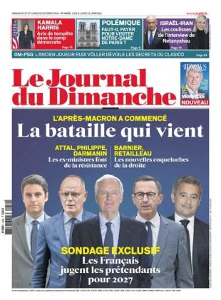 Le Journal du dimanche - 27 Octobre 2024