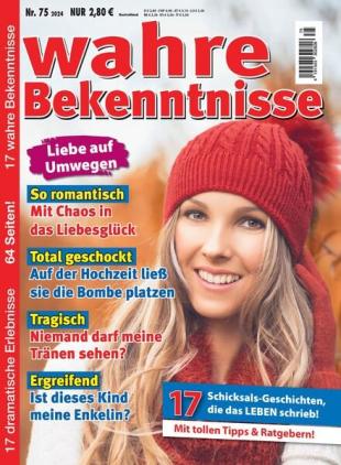 Wahre Bekenntnisse - 26 November 2024