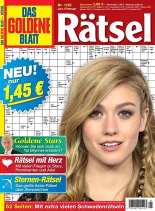 Das Goldene Blatt-Ratsel - Januar 2025