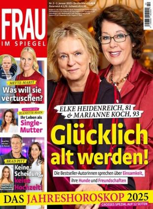 Frau im Spiegel - 2 Januar 2025