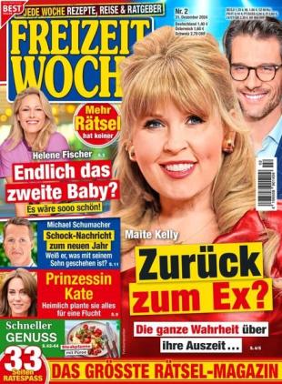 Freizeitwoche - 31 Dezember 2024