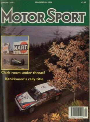 Motor Sport Magazine - January 1992