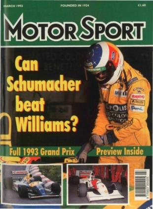 Motor Sport Magazine - March 1993