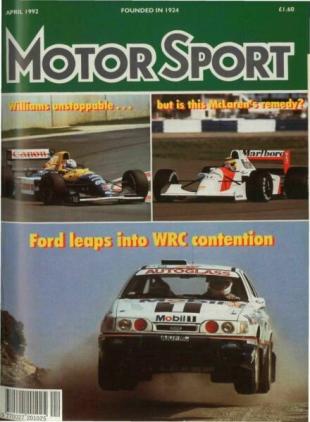 Motor Sport Magazine - April 1992